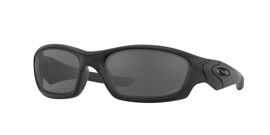 Oakley STRAIGHT JACKET OO9039 Rectangle Sunglasses  11-014-MATTE BLACK 61-18-135 - Color Map black