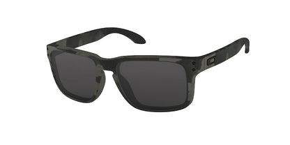 Oakley HOLBROOK OO9102 Square Sunglasses  910293-MULTICAM BLACK 55-18-137 - Color Map green