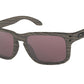 Oakley HOLBROOK OO9102 Square Sunglasses  9102B7-WOODGRAIN 55-18-137 - Color Map brown