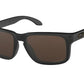 Oakley HOLBROOK OO9102 Square Sunglasses  9102D7-MATTE BLACK 55-18-137 - Color Map black