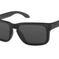 Oakley HOLBROOK OO9102 Square Sunglasses  9102E5-MATTE BLACK 55-18-137 - Color Map black
