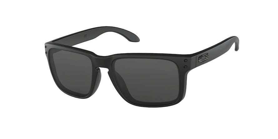 Oakley HOLBROOK OO9102 Square Sunglasses  9102E5-MATTE BLACK 55-18-137 - Color Map black
