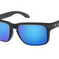 Oakley HOLBROOK OO9102 Square Sunglasses  9102F0-MATTE BLACK 55-18-137 - Color Map black