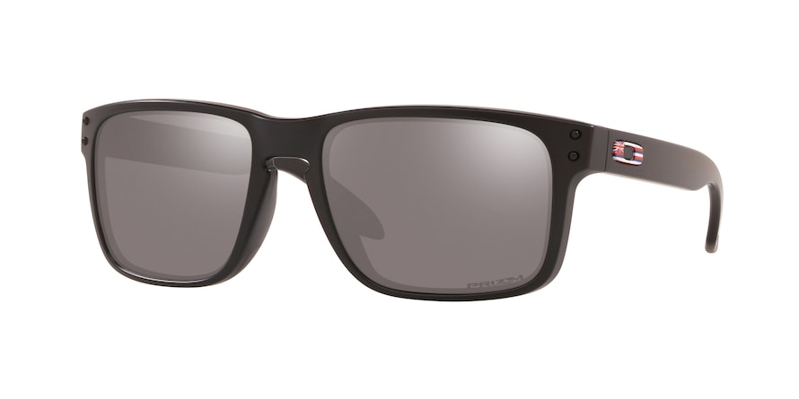Oakley HOLBROOK OO9102 Square Sunglasses  9102K8-MATTE BLACK 55-18-137 - Color Map black