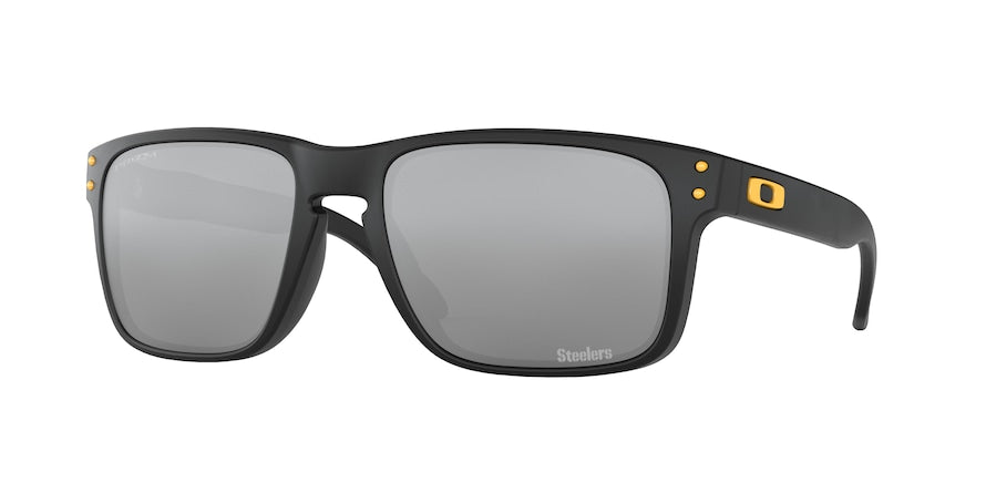 Oakley HOLBROOK OO9102 Square Sunglasses  9102N6-MATTE BLACK 55-18-137 - Color Map black