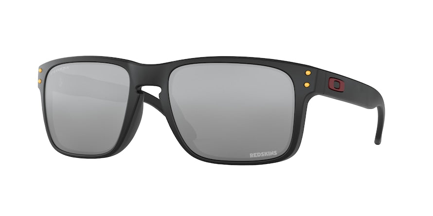 Oakley HOLBROOK OO9102 Square Sunglasses  9102O1-MATTE BLACK 55-18-137 - Color Map black