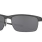 Oakley CARBON BLADE OO9174 Rectangle Sunglasses  917409-MATTE CARBON FIBER 66-10-121 - Color Map grey