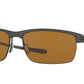Oakley CARBON BLADE OO9174 Rectangle Sunglasses  917410-MATTE CARBON FIBER 66-10-121 - Color Map grey