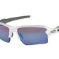 Oakley FLAK 2.0 XL OO9188 Rectangle Sunglasses  918882-POLISHED WHITE 59-12-133 - Color Map white