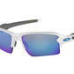Oakley FLAK 2.0 XL OO9188 Rectangle Sunglasses  918894-POLISHED WHITE 59-12-133 - Color Map white