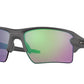Oakley FLAK 2.0 XL OO9188 Rectangle Sunglasses  9188F3-STEEL 59-12-133 - Color Map grey