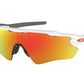 Oakley RADAR EV PATH OO9208 Rectangle Sunglasses  920816-POLISHED WHITE 38-138-128 - Color Map white