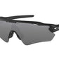 Oakley RADAR EV PATH OO9208 Rectangle Sunglasses  920851-MATTE BLACK 38-138-128 - Color Map black