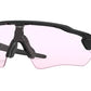 Oakley RADAR EV PATH OO9208 Rectangle Sunglasses  920898-POLISHED BLACK 38-138-128 - Color Map black