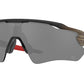 Oakley RADAR EV PATH OO9208 Rectangle Sunglasses  9208A9-PINE TAR 38-138-128 - Color Map brown