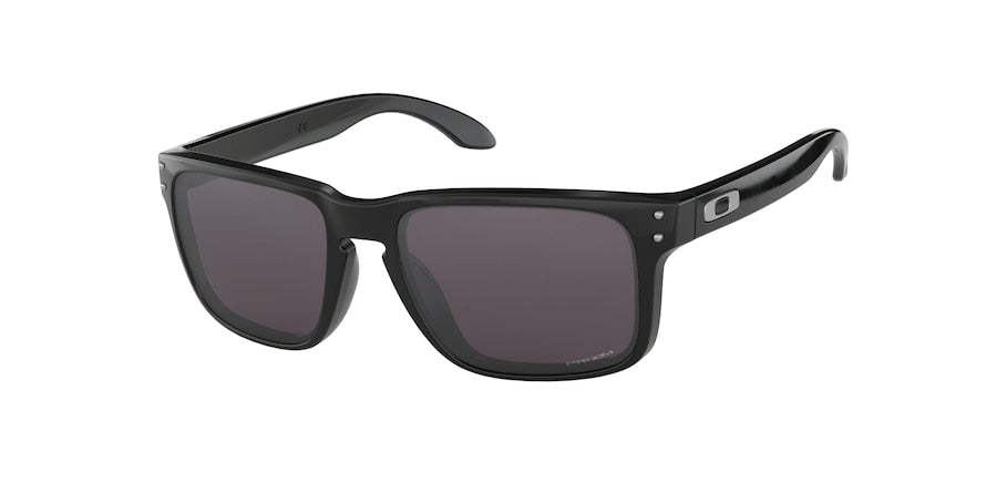 Oakley HOLBROOK (A) OO9244 Rectangle Sunglasses  924430-POLISHED BLACK 56-17-138 - Color Map black