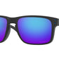 Oakley HOLBROOK (A) OO9244 Rectangle Sunglasses  924448-MATTE BLACK 56-17-138 - Color Map black