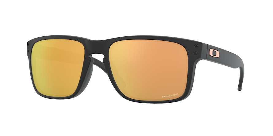 Oakley HOLBROOK (A) OO9244 Rectangle Sunglasses  924449-MATTE BLACK 56-17-138 - Color Map black