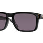 Oakley HOLBROOK (A) OO9244 Rectangle Sunglasses  924453-POLISHED BLACK 56-17-138 - Color Map black