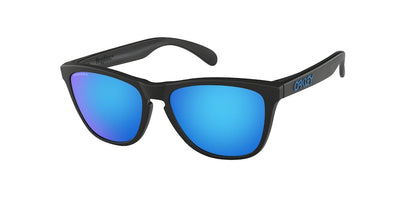 Oakley FROGSKINS (A) OO9245 Rectangle Sunglasses  924561-MATTE BLACK 54-17-138 - Color Map black