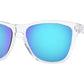 Oakley FROGSKINS (A) OO9245 Rectangle Sunglasses  9245A7-CRYSTAL CLEAR 54-17-138 - Color Map clear