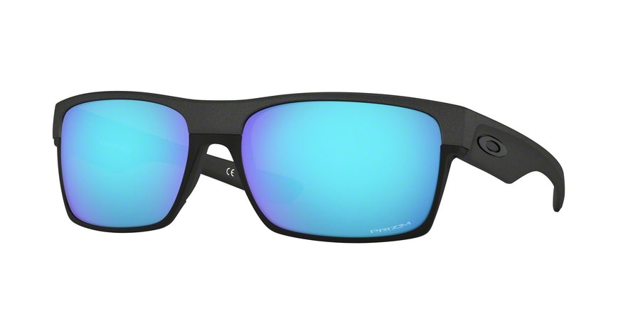 Oakley TWOFACE (A) OO9256 Rectangle Sunglasses  925614-STEEL 60-16-139 - Color Map grey