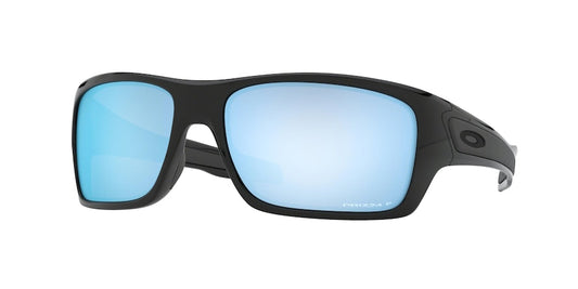 Oakley TURBINE OO9263 Rectangle Sunglasses  926314-POLISHED BLACK 63-17-132 - Color Map black