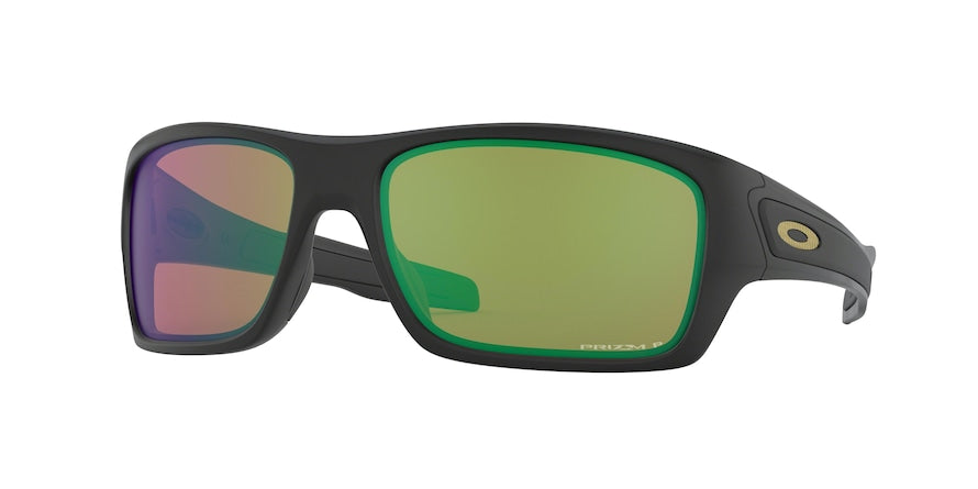 Oakley TURBINE OO9263 Rectangle Sunglasses  926325-MATTE BLACK 63-17-132 - Color Map black