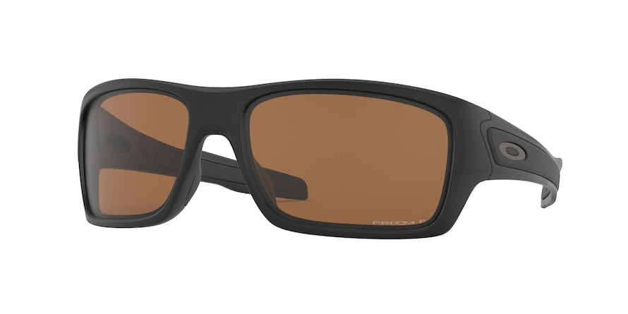 Oakley TURBINE OO9263 Rectangle Sunglasses  926340-MATTE BLACK 63-17-132 - Color Map black
