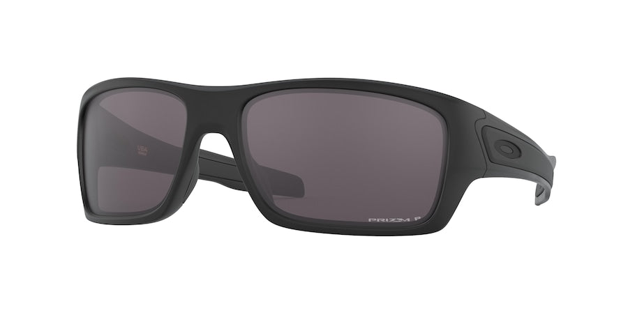 Oakley TURBINE OO9263 Rectangle Sunglasses  926362-MATTE BLACK 63-17-132 - Color Map black