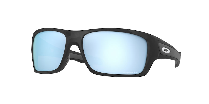 Oakley TURBINE OO9263 Rectangle Sunglasses  926364-MATTE BLACK CAMO 63-17-132 - Color Map black