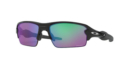 Oakley FLAK 2.0 (A) OO9271 Rectangle Sunglasses  927109-POLISHED BLACK 61-12-133 - Color Map black