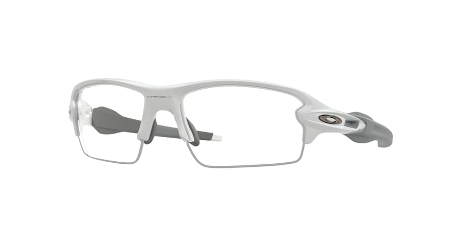 Oakley FLAK 2.0 (A) OO9271 Rectangle Sunglasses  927145-POLISHED WHITE 61-12-133 - Color Map white