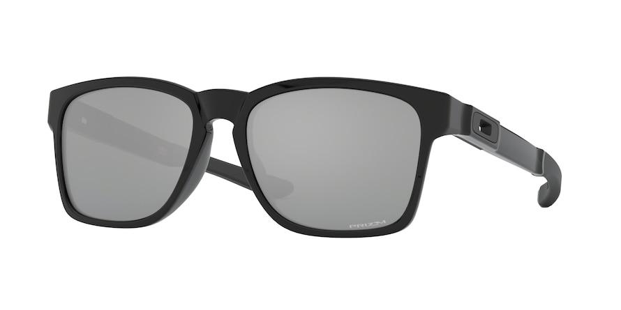 Oakley CATALYST OO9272 Rectangle Sunglasses  927223-MATTE BLACK 55-17-144 - Color Map black