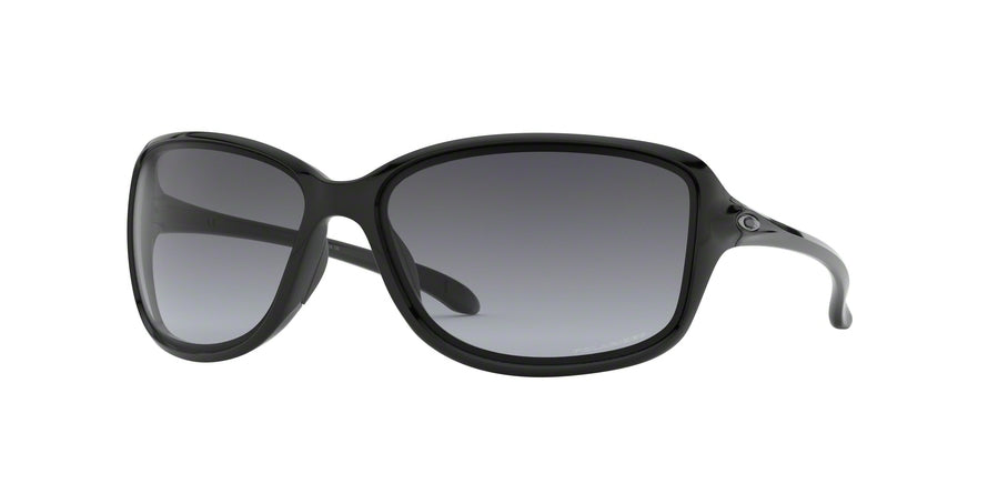 Oakley COHORT OO9301 Rectangle Sunglasses  930104-POLISHED BLACK 61-14-130 - Color Map black