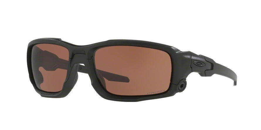 Oakley SI BALLISTIC SHOCKTUBE OO9329 Rectangle Sunglasses  932902-MATTE BLACK 61-17-132 - Color Map black