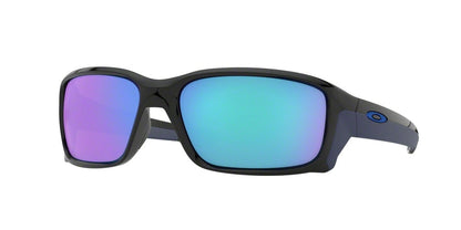 Oakley STRAIGHTLINK OO9331 Rectangle Sunglasses  933104-POLISHED BLACK 58-17-132 - Color Map black