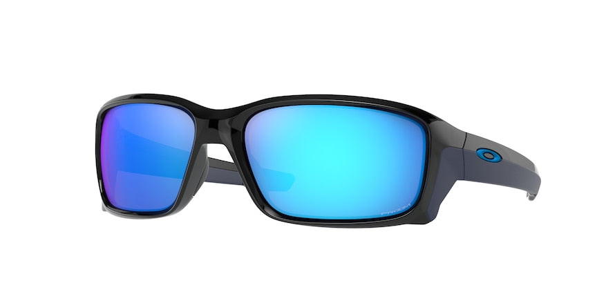 Oakley STRAIGHTLINK OO9331 Rectangle Sunglasses  933127-POLISHED BLACK 58-17-132 - Color Map black