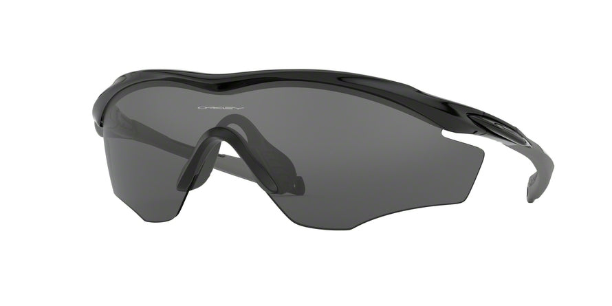 Oakley M2 FRAME XL OO9343 Irregular Sunglasses  934301-POLISHED BLACK 45-145-121 - Color Map black