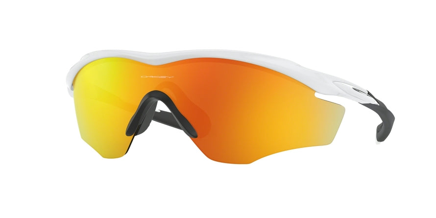 Oakley M2 FRAME XL OO9343 Irregular Sunglasses  934305-POLISHED WHITE 45-145-121 - Color Map white