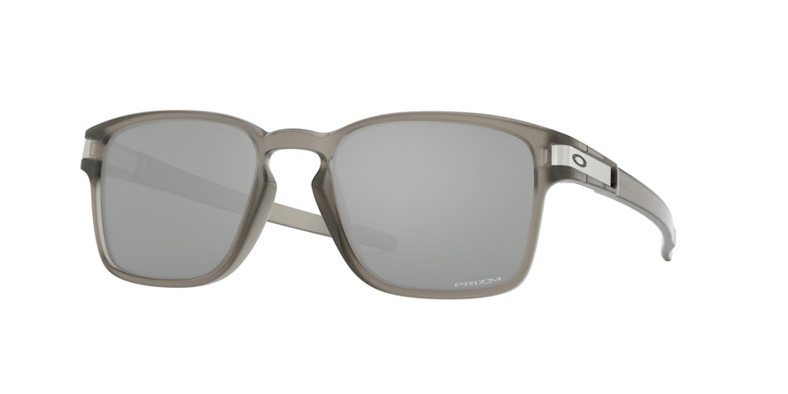Oakley LATCH SQUARED (A) OO9358 Rectangle Sunglasses  935814-MATTE GREY INK 55-17-139 - Color Map grey