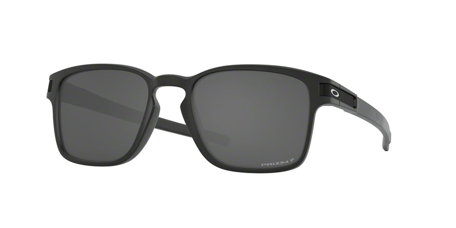Oakley LATCH SQUARED (A) OO9358 Rectangle Sunglasses  935818-MATTE BLACK INK 55-17-139 - Color Map black