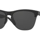 Oakley FROGSKINS LITE OO9374 Round Sunglasses  937401-MATTE BLACK 63-10-138 - Color Map black