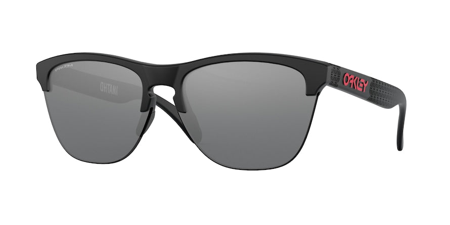 Oakley FROGSKINS LITE OO9374 Round Sunglasses  937438-MATTE BLACK 63-10-138 - Color Map black