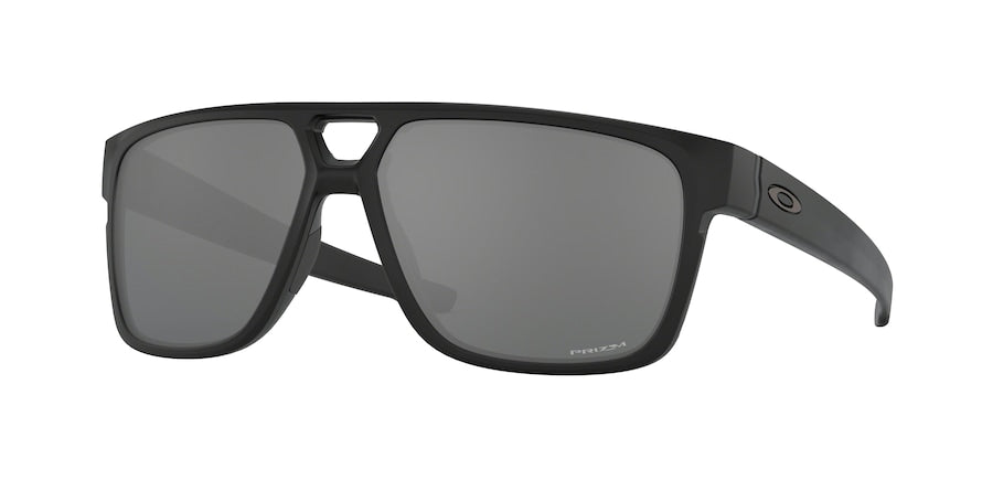 Oakley CROSSRANGE PATCH OO9382 Rectangle Sunglasses  938206-MATTE BLACK 60-14-137 - Color Map black