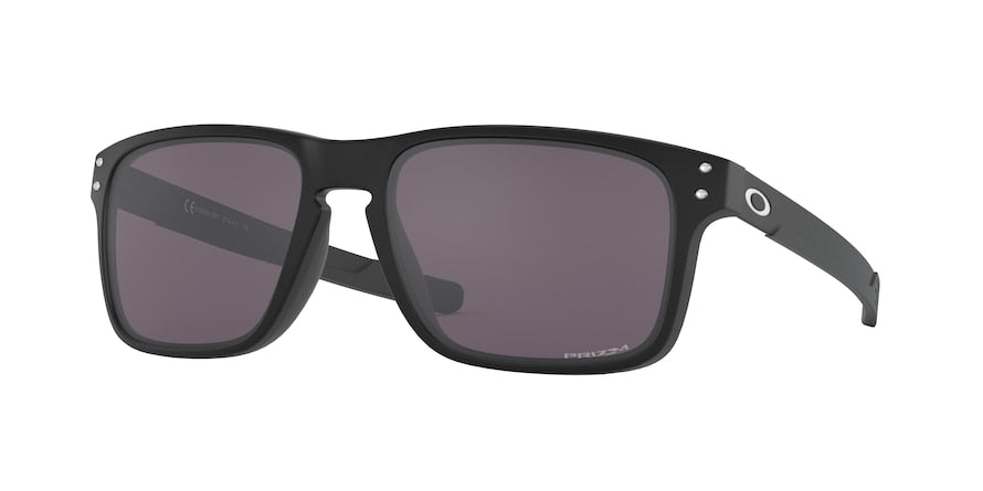 Oakley HOLBROOK MIX OO9384 Rectangle Sunglasses  938418-MATTE BLACK 57-17-138 - Color Map black