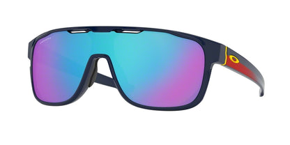 Oakley CROSSRANGE SHIELD OO9387 Rectangle Sunglasses  938710-NAVY 31-131-137 - Color Map blue