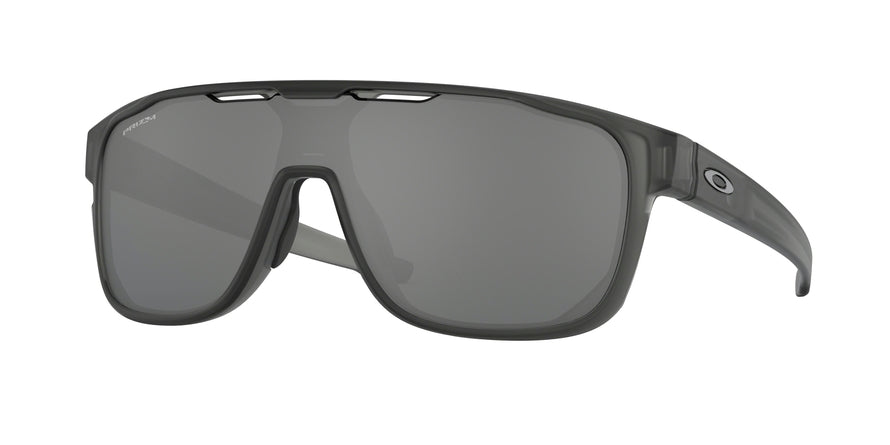 Oakley CROSSRANGE SHIELD (A) OO9390 Rectangle Sunglasses  939002-MATTE GREY SMOKE 31-131-137 - Color Map grey