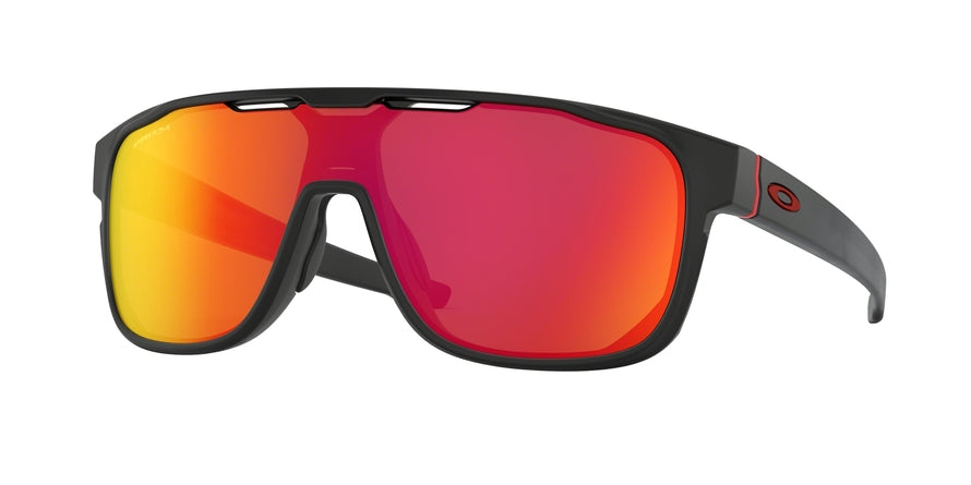 Oakley CROSSRANGE SHIELD (A) OO9390 Rectangle Sunglasses  939003-MATTE BLACK 31-131-137 - Color Map black