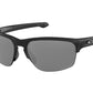 Oakley SLIVER EDGE OO9413 Square Sunglasses  941304-POLISHED BLACK 65-10-130 - Color Map black